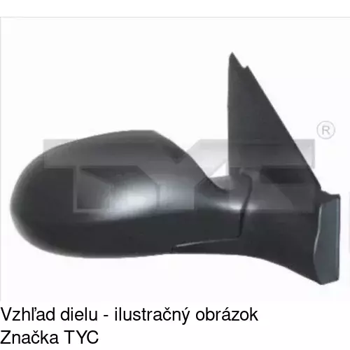 Rám vonkajšieho zrkadla 233254TM /POLCAR/