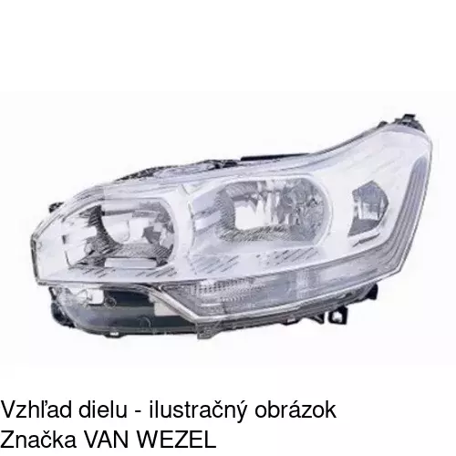 Hlavný reflektor POLCAR 2334090E - obr. 5