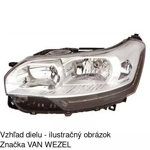 Hlavný reflektor POLCAR 2334092V