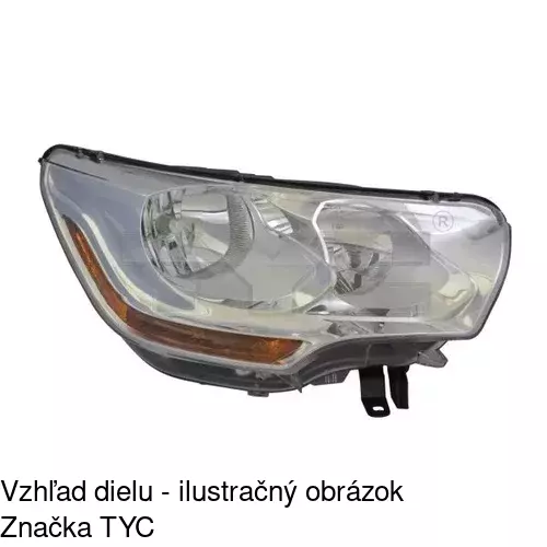 Hlavný reflektor POLCAR 2338090E - obr. 1