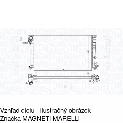 Chladiče vody POLCAR 235008A4 - obr. 1