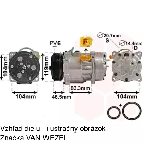 Kompresor AC POLCAR 2350KS-3S