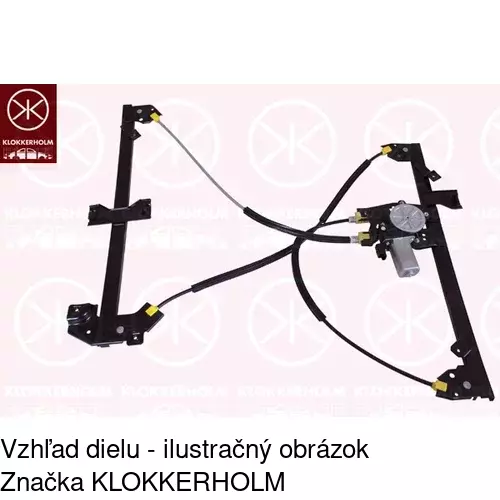 Elektrický mechanizmus okna dverí POLCAR 2350PSE1