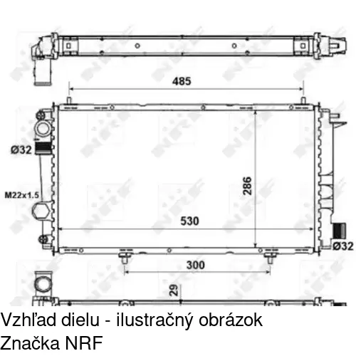 Chladiče vody POLCAR 239008A5 - obr. 3