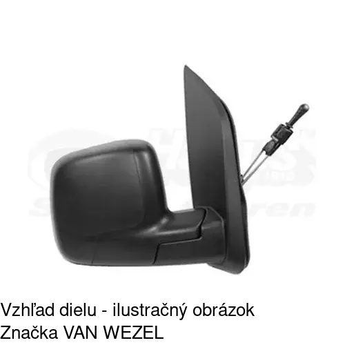 Vonkajšie zrkadlo POLCAR 2391511E - obr. 5