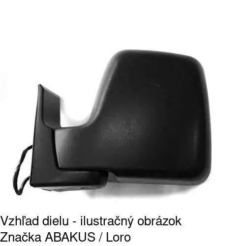 Vonkajšie zrkadlo POLCAR 2395514E - obr. 1