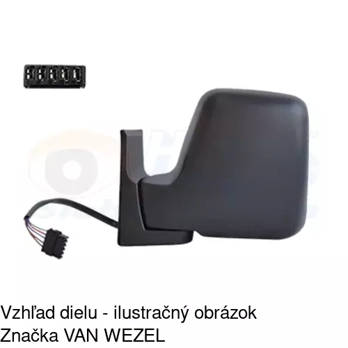 Vonkajšie zrkadlo POLCAR 2395514E - obr. 2