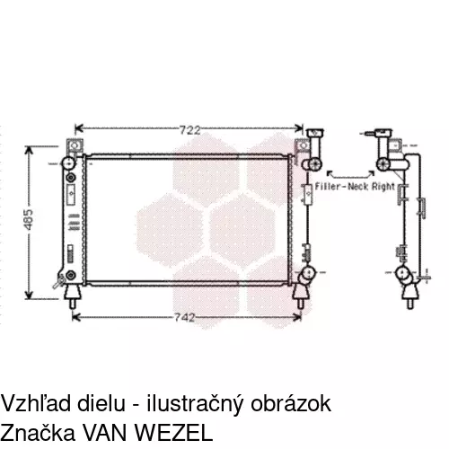 Chladiče vody POLCAR 240008-3 - obr. 1