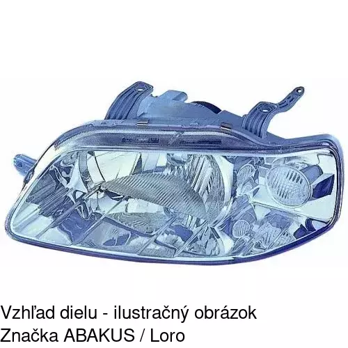 Hlavný reflektor POLCAR 2500102E