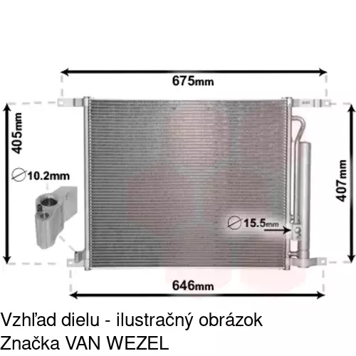 Chladiče klimatizácie POLCAR 2515K8C1S - obr. 3