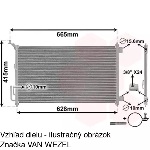 Chladiče klimatizácie POLCAR 2707K81K - obr. 4