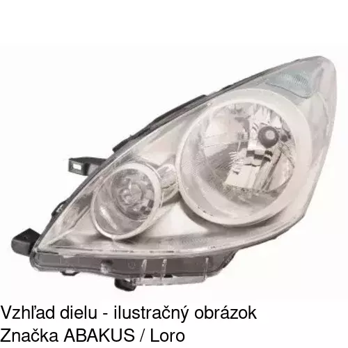 Hlavný reflektor POLCAR 271210-E - obr. 1