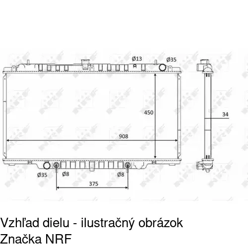 Chladiče vody POLCAR 277708-2