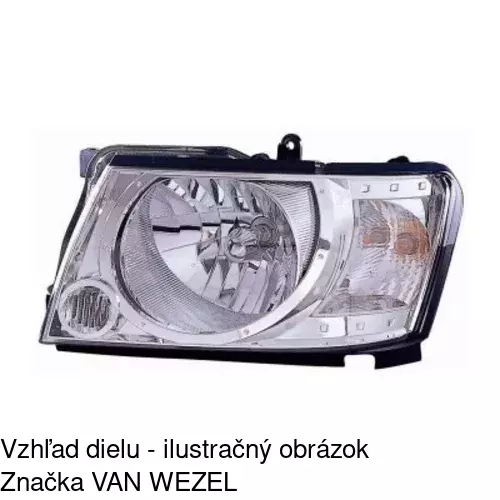 Hlavný reflektor POLCAR 277909-E