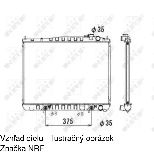 Chladiče vody 278108-1 /POLCAR/