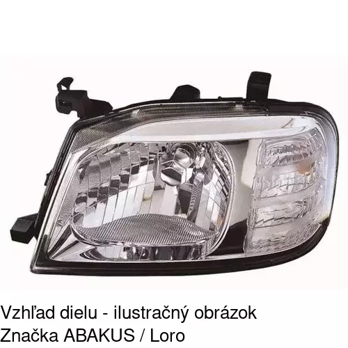 Hlavný reflektor POLCAR 278209-E - obr. 3