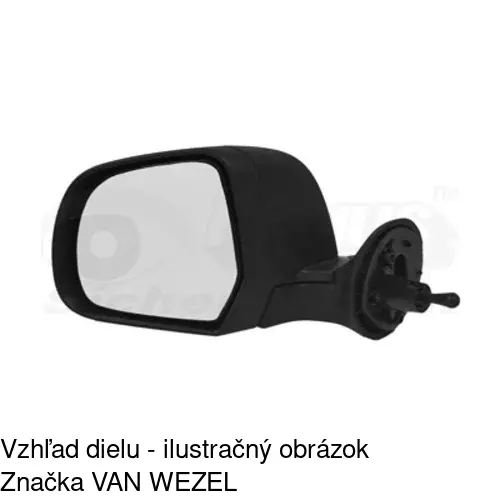 Vonkajšie zrkadlo 2820511S /POLCAR/ - obr. 4