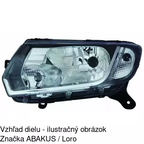 Hlavný reflektor POLCAR 28B210-E - obr. 3