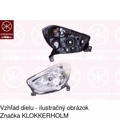 Hlavný reflektor POLCAR 28M1090E - obr. 1