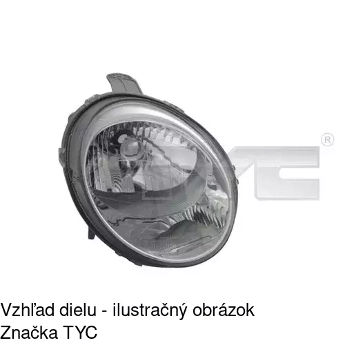 Hlavný reflektor POLCAR 290309-E