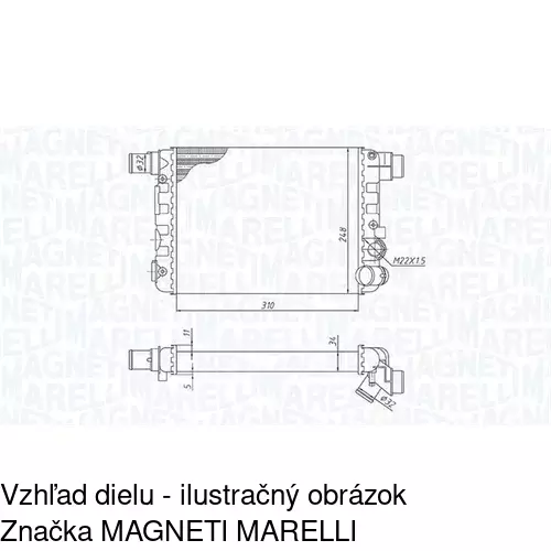 Chladiče vody POLCAR 300108-1 - obr. 1