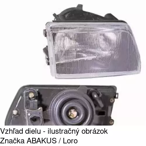 Hlavný reflektor POLCAR 300109-E - obr. 4