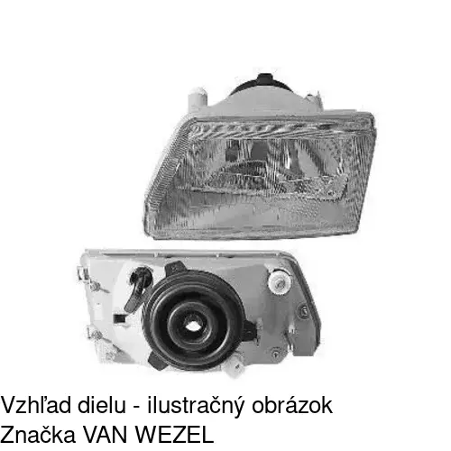 Hlavný reflektor POLCAR 300109-E - obr. 5