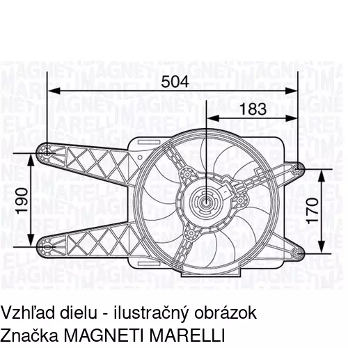 Kryt ventilátora POLCAR 300223-1 - obr. 1