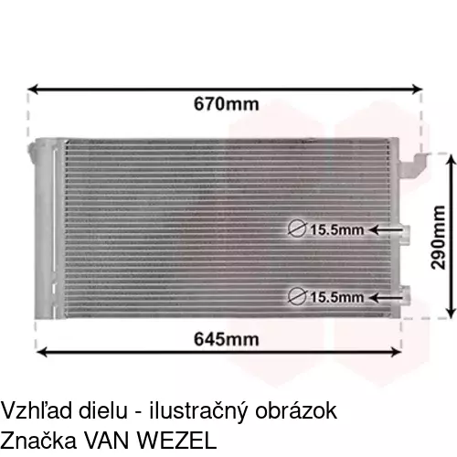 Chladiče klimatizácie POLCAR 3003K8C2 - obr. 4