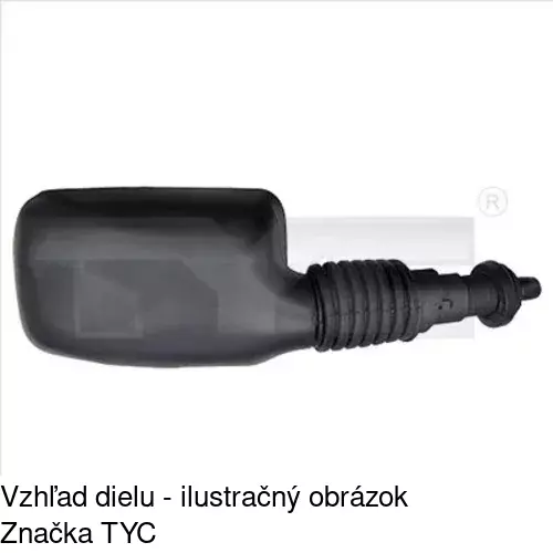 Vonkajšie zrkadlo POLCAR 3016511E