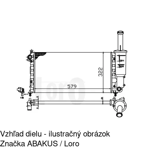 Chladiče vody POLCAR 302208-6 - obr. 3