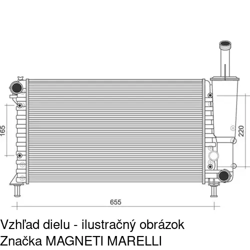 Chladiče vody POLCAR 3022086X - obr. 1