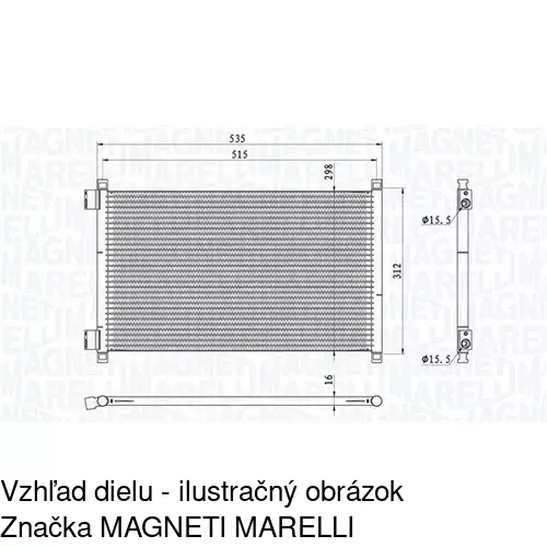 Chladiče klimatizácie POLCAR 3022K82X - obr. 1