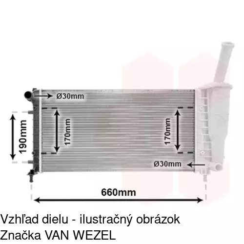 Chladiče vody POLCAR 302308A2 - obr. 4