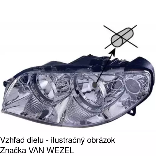 Hlavný reflektor POLCAR 3023093V - obr. 1