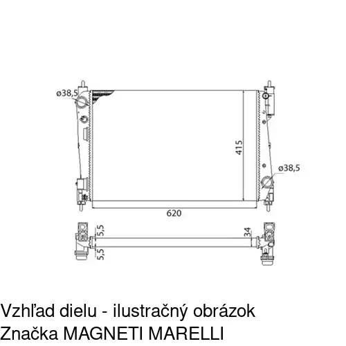 Chladiče vody POLCAR 302408A1 - obr. 5