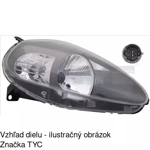 Hlavný reflektor POLCAR 3024095E