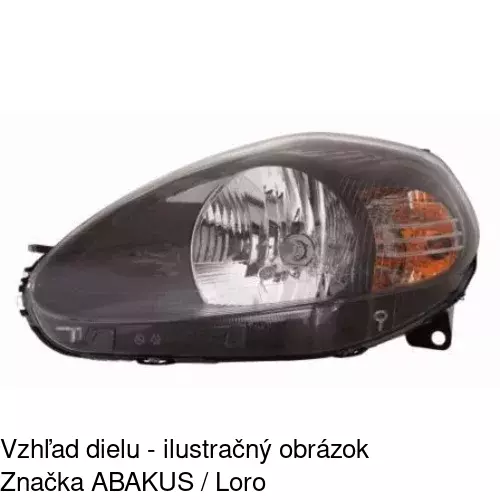 Hlavný reflektor POLCAR 3024105E - obr. 4