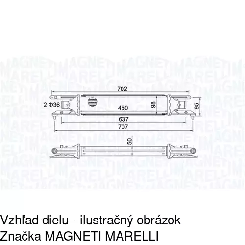 Chladiče vzduchu (Intercoolery) POLCAR 3024J81X - obr. 1