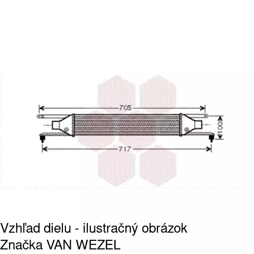 Chladiče vzduchu (Intercoolery) POLCAR 3025J8-2 - obr. 1