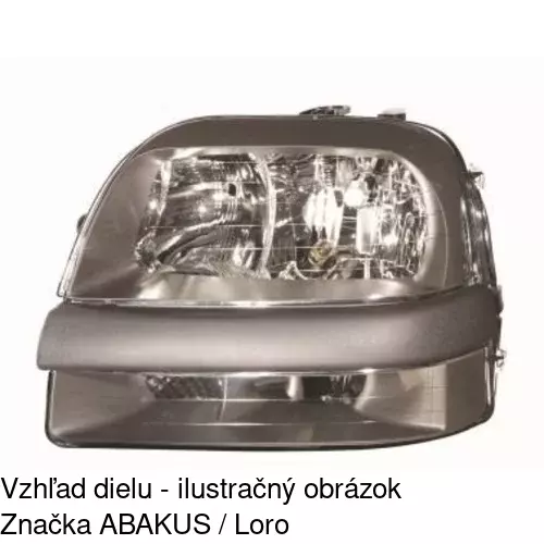 Hlavný reflektor POLCAR 303009-E - obr. 3