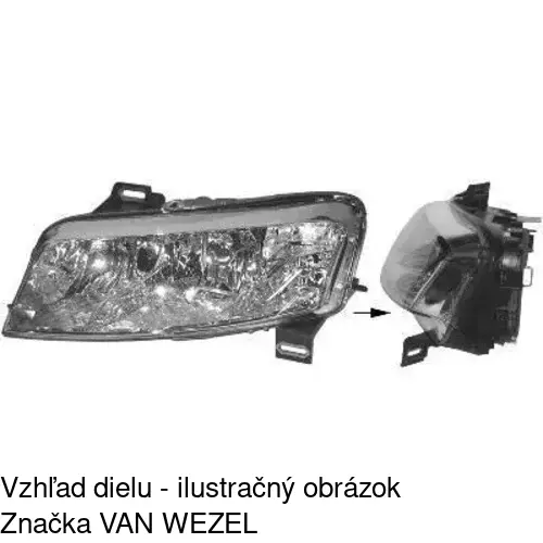 Hlavný reflektor POLCAR 303010-E - obr. 4