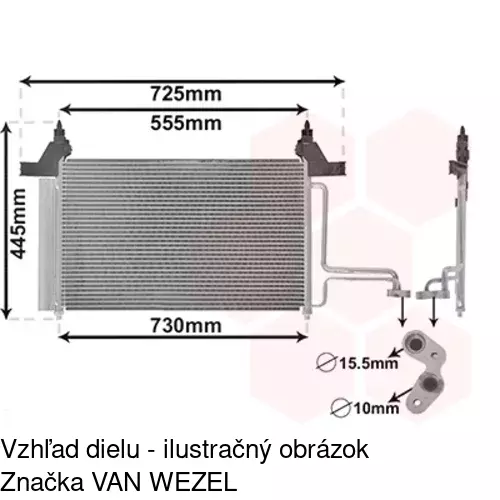 Chladiče klimatizácie POLCAR 3030K8C1 - obr. 3