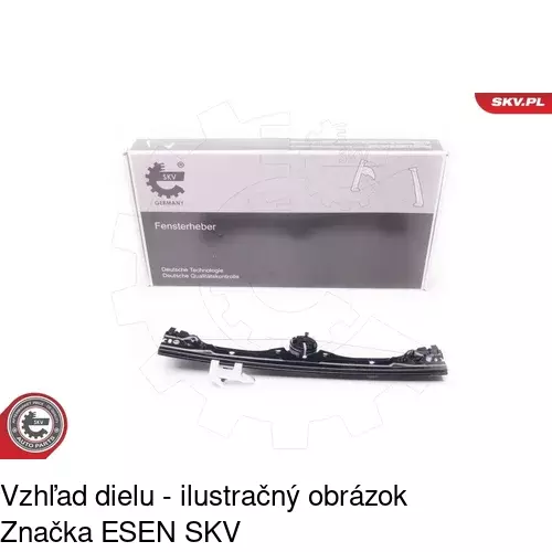 Elektrický mechanizmus okna dverí POLCAR 3035PSE1 - obr. 2