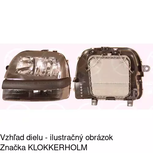 Hlavný reflektor POLCAR 3040091E - obr. 2