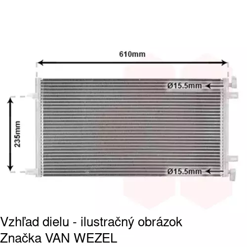 Chladiče klimatizácie POLCAR 3040K8C1 - obr. 1