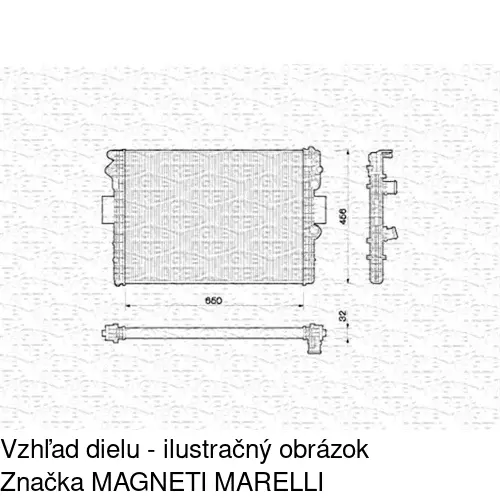 Chladiče vody POLCAR 305208-1 - obr. 2