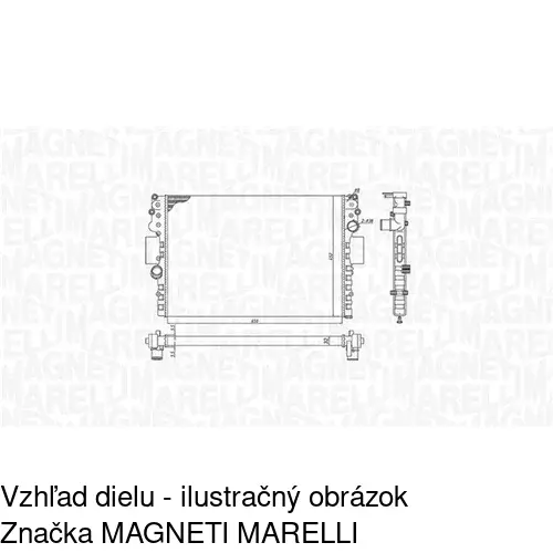 Chladiče vody POLCAR 305208-5 - obr. 2