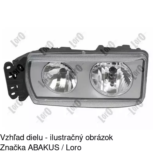 Hlavný reflektor POLCAR 305610-E - obr. 5