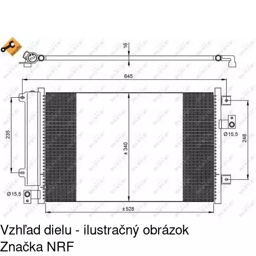 Chladiče klimatizácie POLCAR 3066K82X